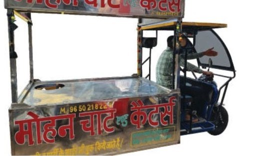 Bahubali E-Rickshaw Food Cart