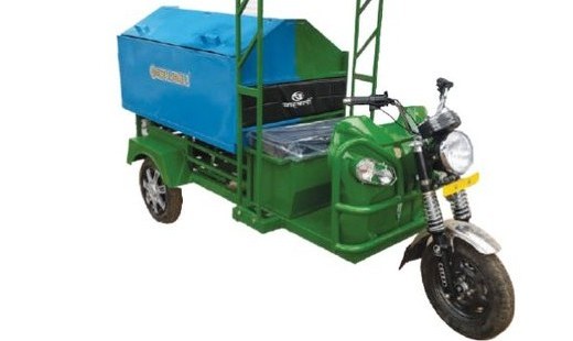 Bahubali E-Rickshaw Garbage Loader